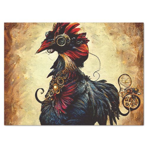 Vintage Rooster Tissue Paper