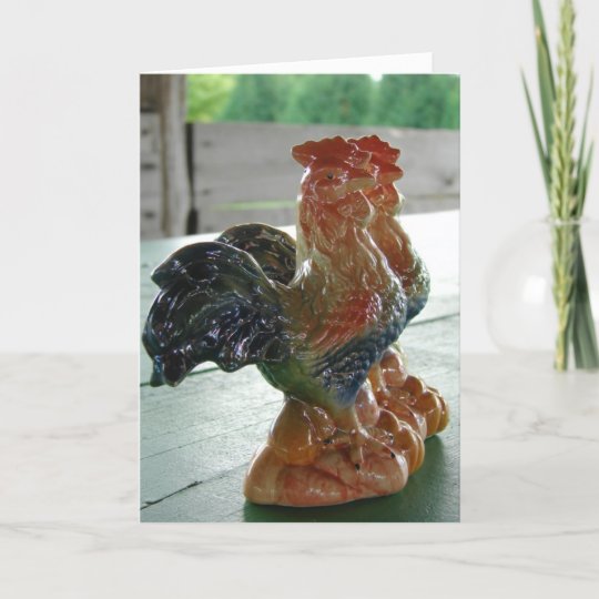 Vintage Roosters, Birthday Card | Zazzle.com