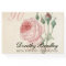 Vintage Rose 90th Birthday Celebration Guest Book