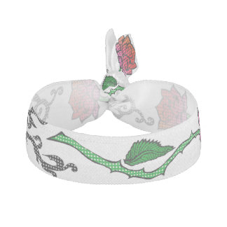 Vintage Rose Art Hairtie