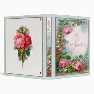 Vintage Rose Binder