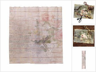 Vintage Rose Ephemera | Floral Watercolor Art