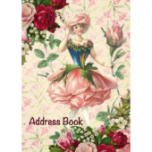 Vintage Rose Fairy Telephone Address Book (Front)