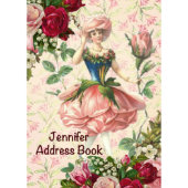 Vintage Rose Fairy Telephone Address Book (Front)