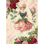Vintage Rose Fairy Telephone Address Book (Front)