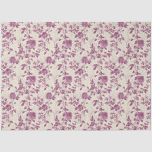 Vintage Rose Floral Chinoiserie Tissue Paper