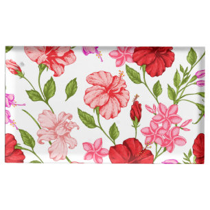 Vintage Rose Floral Pattern Elegant Table Card  Place Card Holder