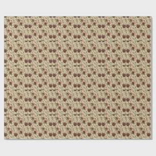 Vintage Rose Floral Pattern - Flower Design Art Wrapping Paper