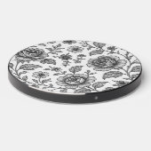Vintage Rose Floral Pattern Wireless Charger (Front 2)