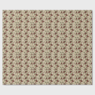 Vintage Rose Floral Print Pattern - Flowers Design Wrapping Paper