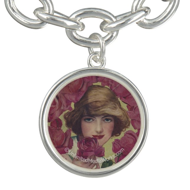 Vintage Rose Girl Bracelet (Design)