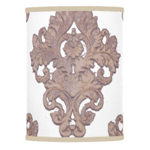 Vintage,Rose gold, damask pattern, template,custom Lamp Shade