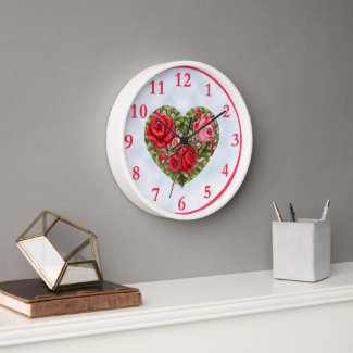 Vintage Rose Heart 