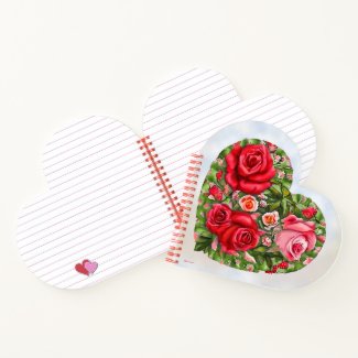 Vintage Rose Heart