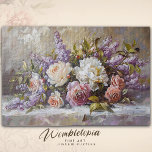 Vintage Rose & Lilac Bouquet Floral Fine Art Jigsaw Puzzle<br><div class="desc">Experience the timeless elegance of the 'Vintage Rose & Lilac Bouquet' jigsaw puzzle. This puzzle features a stunning floral arrangement of delicate pink and white roses and lilacs, captured in soft, romantic pastel hues. Each piece of the puzzle brings to life the lush, garden-inspired scene, offering a delightful challenge for...</div>