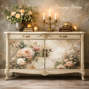 Vintage Rose Mist Dream Decoupage Tissue Paper