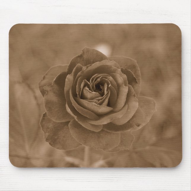 Vintage Rose Mousepad (Front)