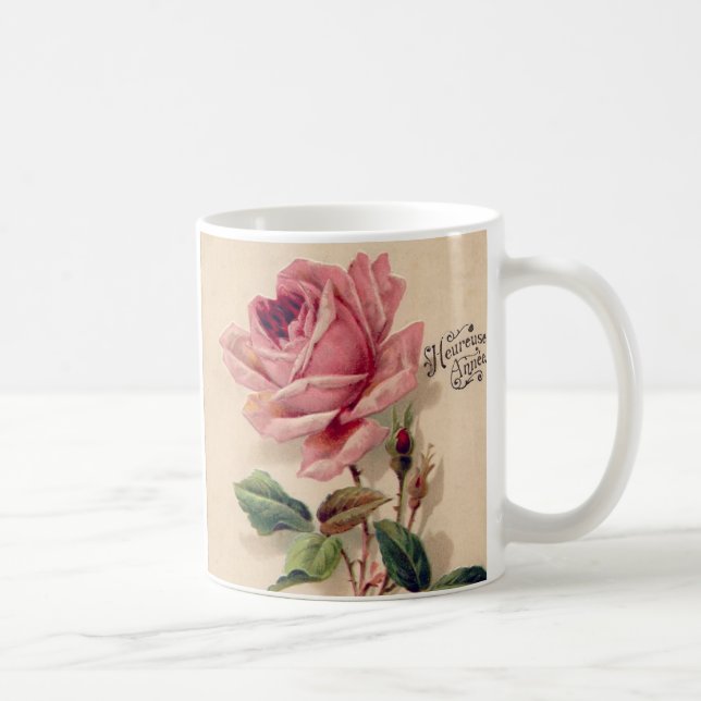 Vintage Rose Mug (Right)
