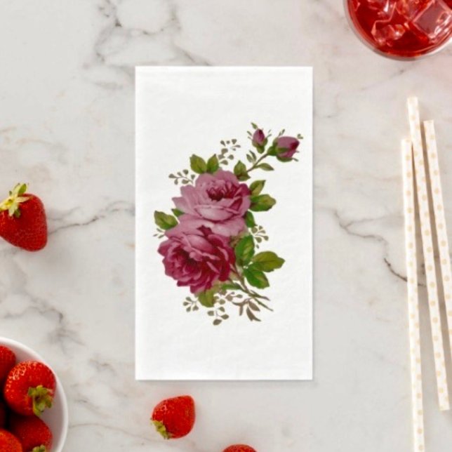 Vintage Rose  Paper Guest Towels (Creator Uploaded)