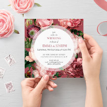 Vintage Rose pink blush classic Wedding