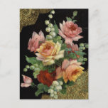 Vintage Rose Postcard at Zazzle
