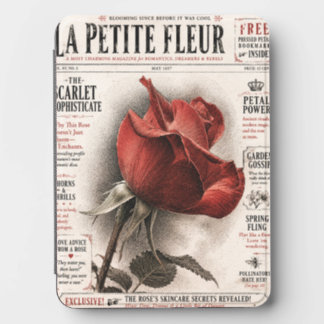 Vintage Rose - Retro Botanical Kindle Cover