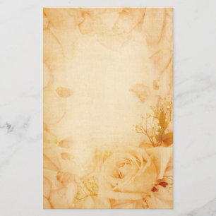 Vintage Rose Stationery