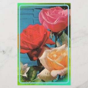 Vintage Rose Stationery