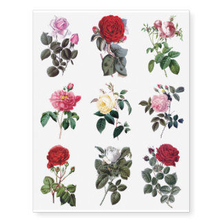 Vintage Rose Tattoos