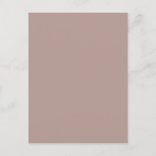 Vintage Rose Taupe Pink Earthtone Template Color Postcard