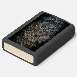 Vintage rose zippo lighter