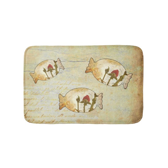 Vintage Rosenbonbon Bath Mat (Front)