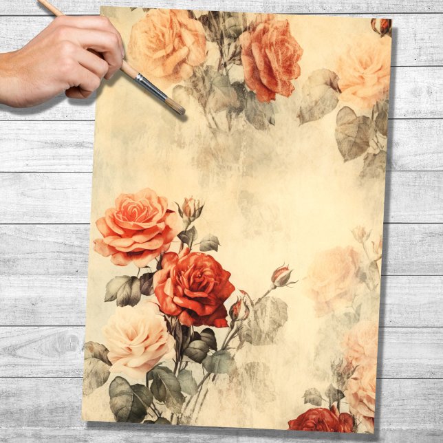 Vintage Roses 1 Decoupage Paper (Creator Uploaded)