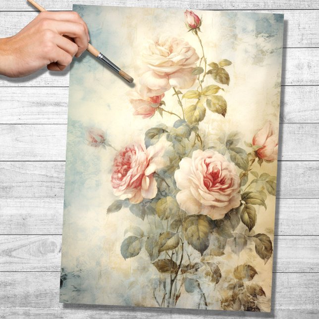 Vintage Roses 3 Decoupage Paper (Creator Uploaded)