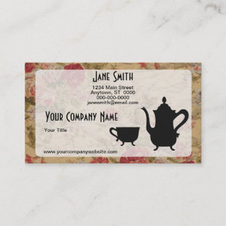 Vintage Roses and Tea Business Card