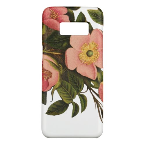 Vintage Roses Beautiful Pink Botanical Case_Mate Samsung Galaxy S8 Case