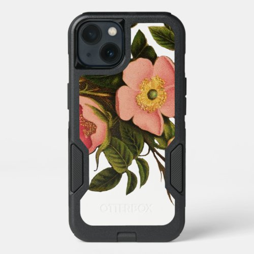 Vintage Roses Beautiful Pink Botanical iPhone 13 Case