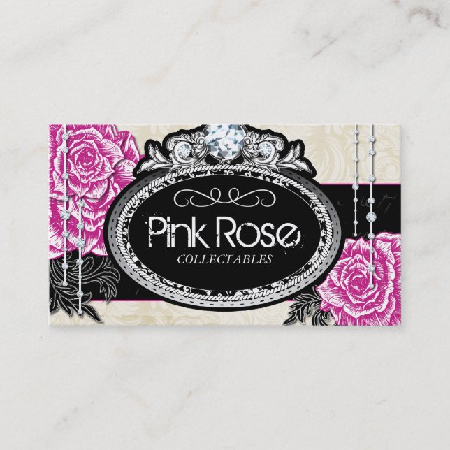 Vintage Roses Business Cards (Front)