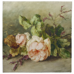 Vintage Roses by Margaretha Roosenboom Cloth Napkin