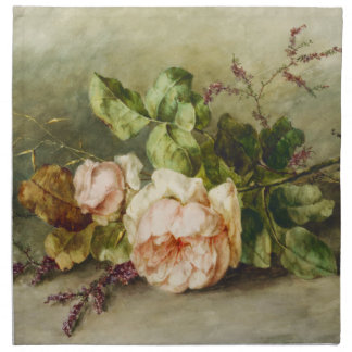 Vintage Roses by Margaretha Roosenboom Cloth Napkin