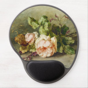 Vintage Roses by Margaretha Roosenboom Gel Mouse Pad