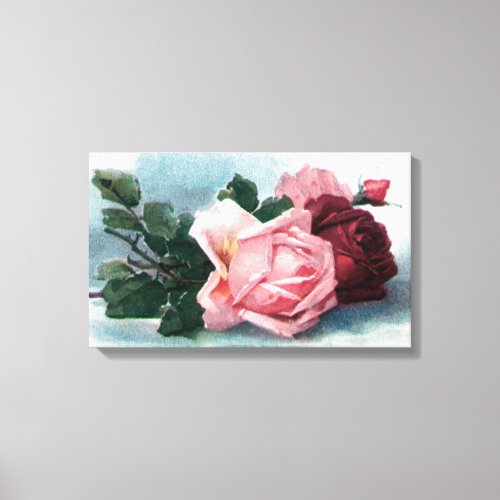 Vintage Roses Canvas Print