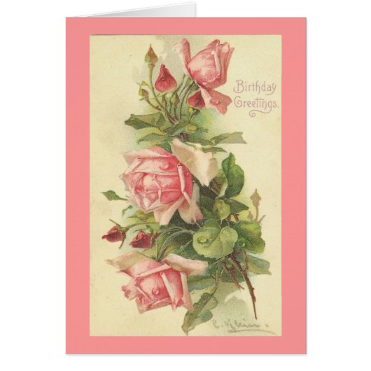 Vintage roses cards (Front)