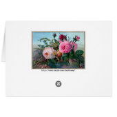 Vintage Roses. Cards (Back Horizontal)