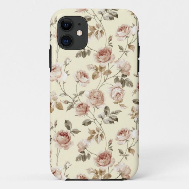 Vintage Roses Case-Mate iPhone Case (Back)