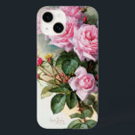 Vintage Roses Case-Mate iPhone Case<br><div class="desc">Custom printed phone case design features a painting of roses and a bumblebee by artist Paul de Longpré. Click Customize It to add your own text and photos to personalize the design.</div>