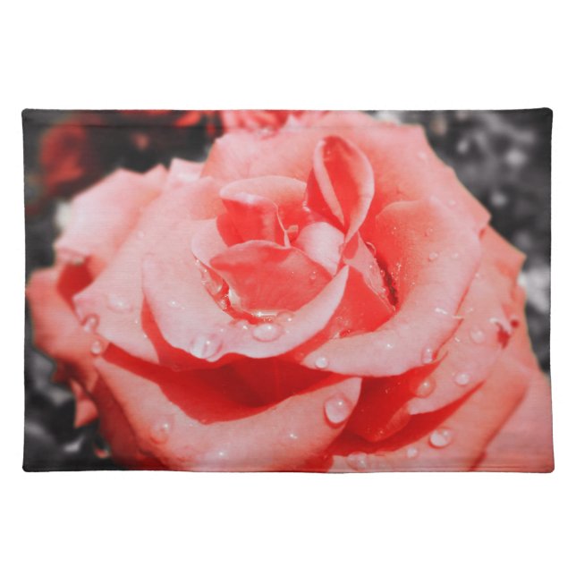 Vintage Roses Cloth Placemat (Front)