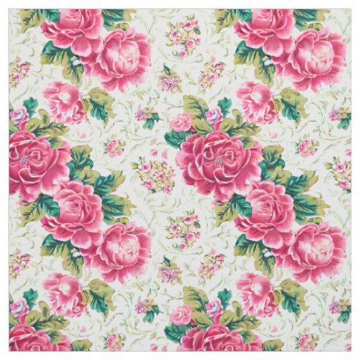 Vintage Roses Fabric