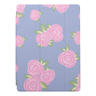 Vintage roses floral pattern iPad pro cover