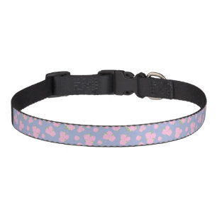 Vintage roses floral pattern pet collar